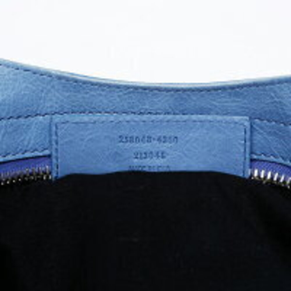 Balenciaga City Leather Handbag Blue - Picture 11 of 13